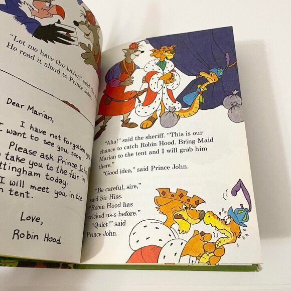 Vintage 1983 Walt Disney Productions Robin Hood Wins Again - Picture 15 of 16